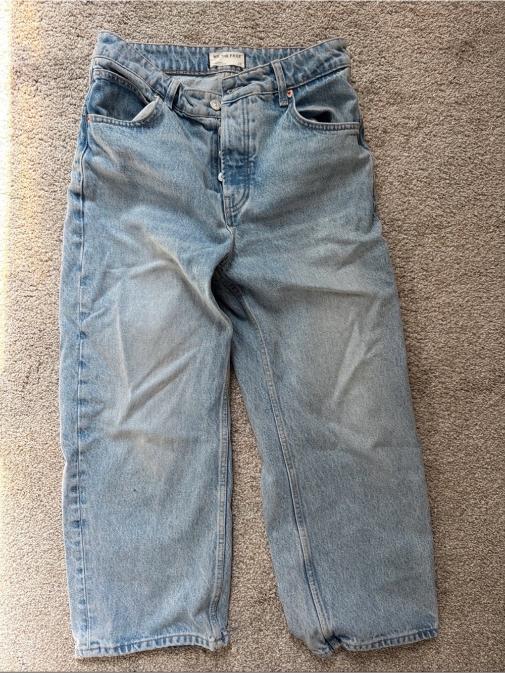 Free People Light Blue Boyfriend Jeans